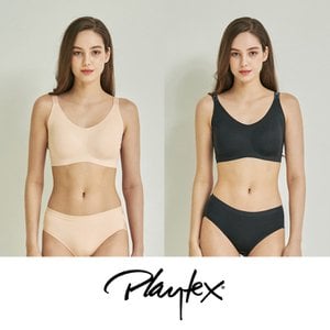 플레이텍스 [Playtex] 플레이텍스 와이어리스 골프 브라팬티 4종세트 PXW2O0102_T