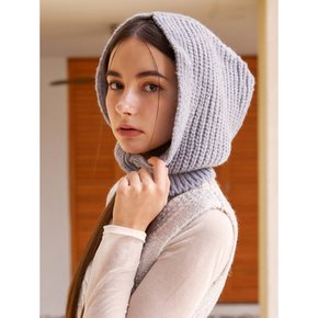 BASIC KNIT GRAY BARACLAVA