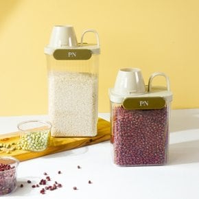 투명 밀폐 쌀통 1200ml