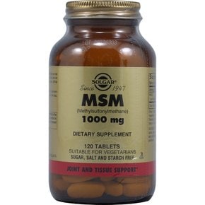 3개X  솔가  MSM  영양제  1000mg  120정