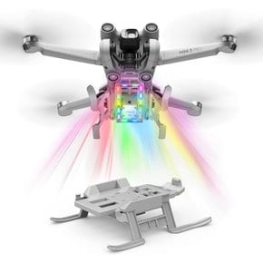 STARTRC Mini 3 Pro LED DJI Mini 3 Pro 착륙 장치 접이식 롱 레그, 플래시가있는 라이트 착륙