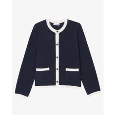 라코스테 센텀점 구매시 양말증정 25SS 여성 자켓형 가디건   AF180E-55G