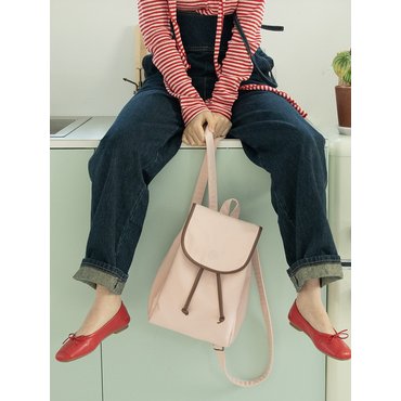 이로코 nylon backpack_peach pink