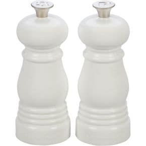 영국 르쿠르제 그라인더 Le Creuset of America Petite Salt and Pepper Mill Set 5 x 2 White 1