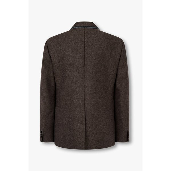 남성 더블 페이스 울 멜턴 자켓 6425301137000