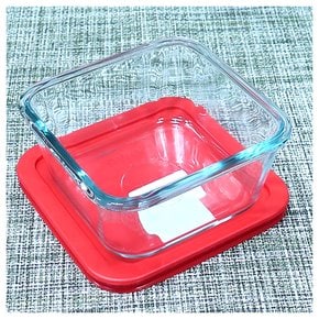 내열강화유리 밀폐용기-950ml 정사각 반찬통 유리찬통