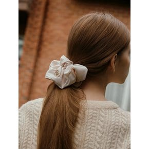 ANC CLASSIC HAIR SCRUNCHIE_BEIGE