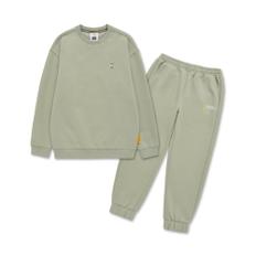 K241UPB010 동물와펜 맨투맨 SET KHAKI