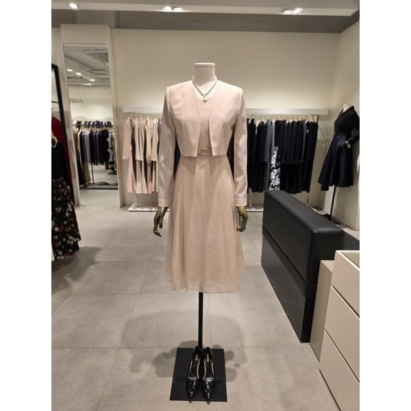 [파주점] 스카프 디테일 크롭 자켓 플레어 원피스 JS3B0OP914