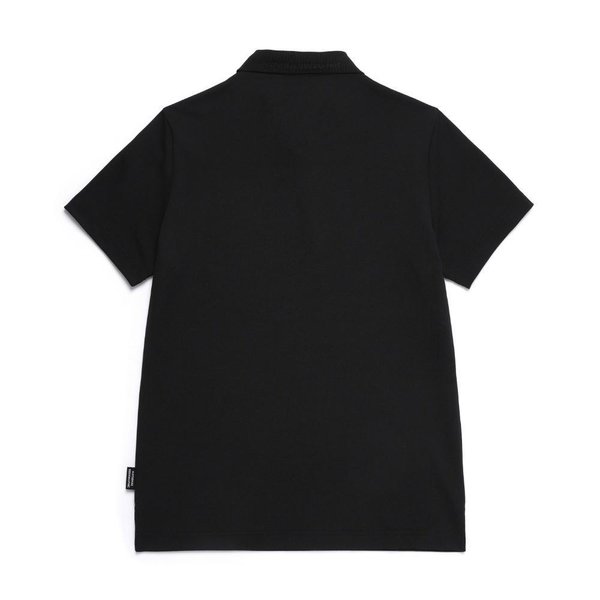 [여주점] N252WPL020 여성 카리디 베이직핏 피케 반팔 티셔츠 CARBON BLACK