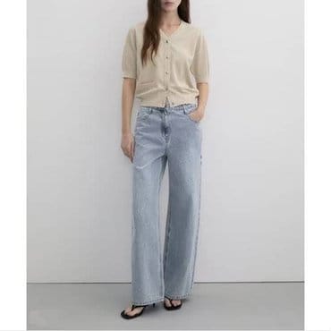 리스트 메탈 브이넥 가디건