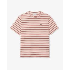 라코스테 (여성) 25SS 멀티 스트라이프 반팔 티셔츠 TF0352-55G FYI(멀티브릭)