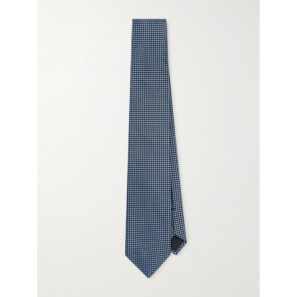 8cm 체크 실크 넥타이 46376663163003302