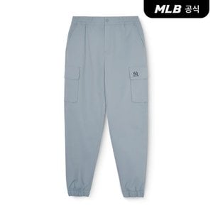 MLB [코리아공식]베이직 고프코어 루즈핏 카고 조거 팬츠(SET) NY (Grey)