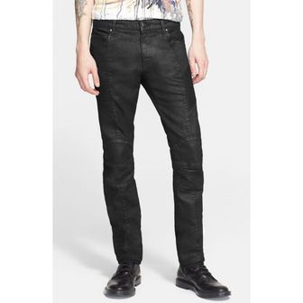 발망 3169373 Pierre Balmain 피에르 발망 코팅 모토 청바지 47203001