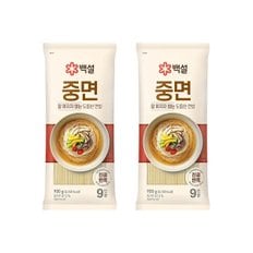 백설 중면 900g x2개