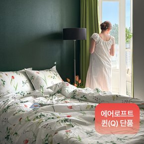 [다니홈 PICK]라튤립 에어로프트 80수 고밀도 면 차렵이불 Q