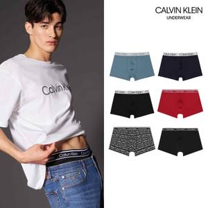 Calvin Klein [캘빈클라인] 남성 4WAY 스트레치 실버 로고 드로즈 6종세트