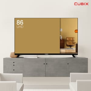  큐빅스 86인치 4K UHD TV LED 218cm 대형티비 LG IPS 패널 5년AS보증 CBXTV860UHD-S