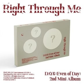 [CD] [포스터품절] 데이식스 (Even Of Day) - Right Through Me (2Nd 미니앨범) / Day6 (Even Of Day) - Right Through Me (2Nd Mini Album)