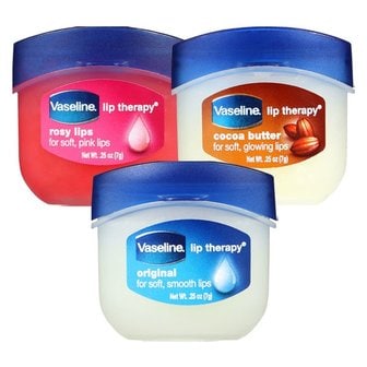  Vaseline 립 테라피 3종 7g