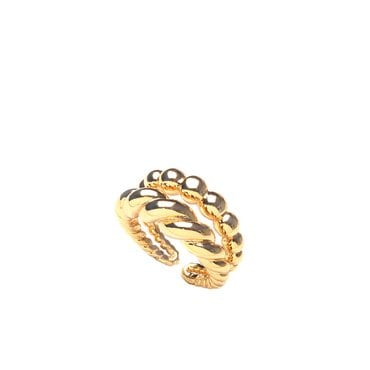 글램뮤즈 [23Fall] Bold gold silver Ring