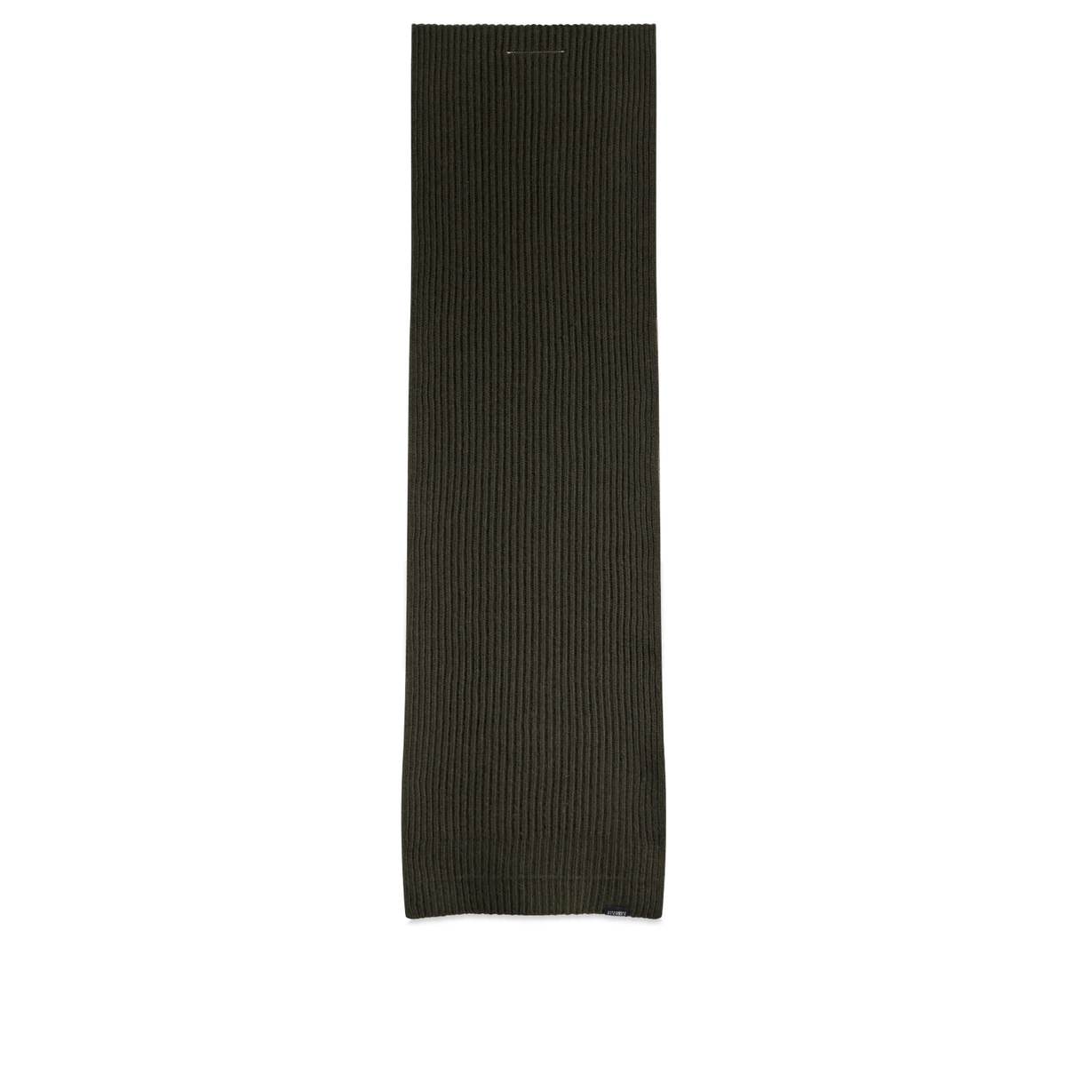 확대된 대표 MM6 Maison Margiela Rib Knit Scarf