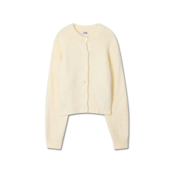 CLOUD WOOL KNIT CARDIGAN CREAM