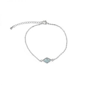 5537682 Espree Fashion Rhodium Blue Stone Bracelet