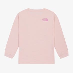 [노스페이스 키즈 공식] 키즈 고 투 긴팔 티셔츠 NT7TS50U_LPI