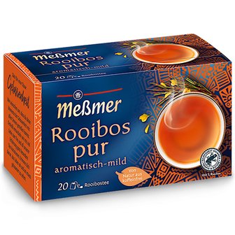  독일 메쓰머 퓨어 마일드 루이보스티 홍차 블랙티 MESSMER Rooibos pur 20티백 4개