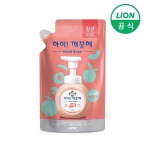 아이깨끗해 촉촉한 모이스처 핸드워시 복숭아향 200ml 리필 1개