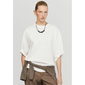 Massimo Dutti 마시모 두띠 긴 소매 상의 - 흰색 8063959