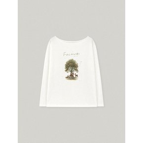 CERF OFF SHOULDER LONG SLEEVE (IVORY)