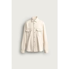 ZARA 자라 대조적인 스티치 데님 셔츠 5585 372 712