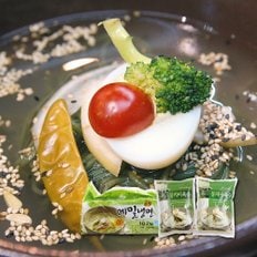 굿커머스 [HACCP인증] 동치미 녹차냉면 10인분(동치미육수340g*10 + 녹차냉면2kg)