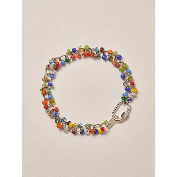 Flavour Screw Beads silver Bracelet