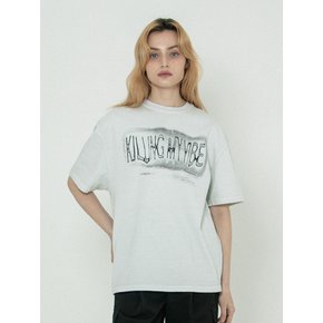 KMV pigment t-shirts - Light grey