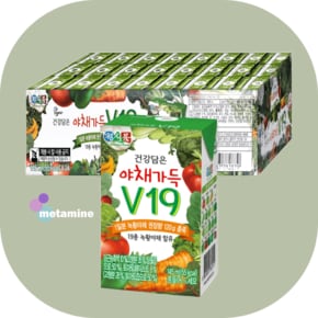 야채주스 V19 건강담은 야채가득 145ml x 24팩 정식품