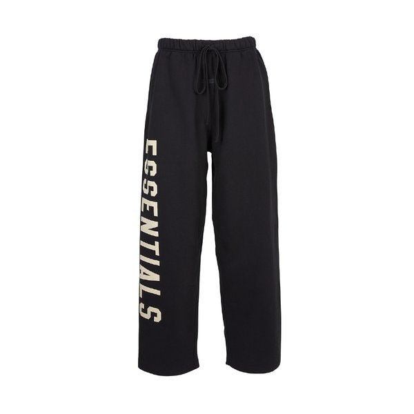 [부산점] 에센셜 기모 스웨트팬츠 130SP254320F JET BLACK (남여공용)