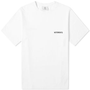 12주년 로고 프린팅 티셔츠 화이트 UAH21TR501 WHITE
