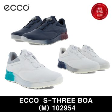 에코 [ECCO정품] 23F/W 남성 스파이크리스 BOA 골프화 S-THREE BOA 골프화 102954 (색상3가지)