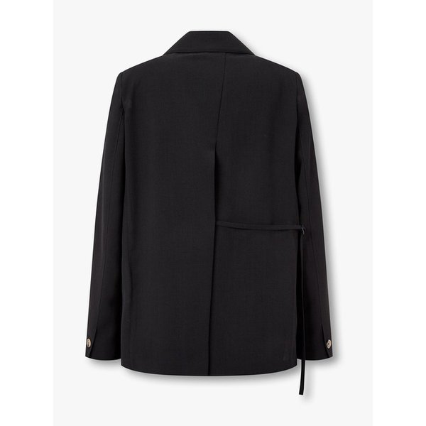 백 슬릿 싱글 블레스티드 자켓_블랙 7215210401