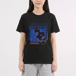 안티소셜 라운드 남여공용 반팔C 2컬러