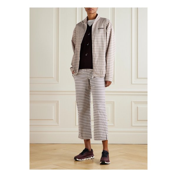 체크 캔버스 스트레이트 골프 팬츠 멀티컬러 46376663162992386