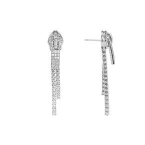 ZIPPER SERIES 테니스 귀걸이 [LONG]