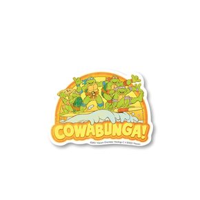 뮤턴트 터틀스 COWABUNGA! 미니 캐릭터 스티커- 레트로 닌자타틀즈 거북이