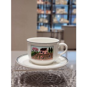 [파주점] 디자인나이프 블랙퍼스트잔+컵소서  1세트(2337-1240/1250)