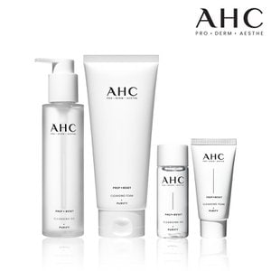 AHC [선물대전] 프렙리셋 클렌징오일 125ml+20ml+프렙리셋 클렌징폼 150ml+30ml