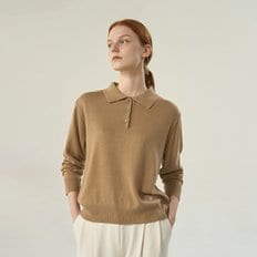 / [WTOP24011] Silk warm PK Knit / ver. gold_brown